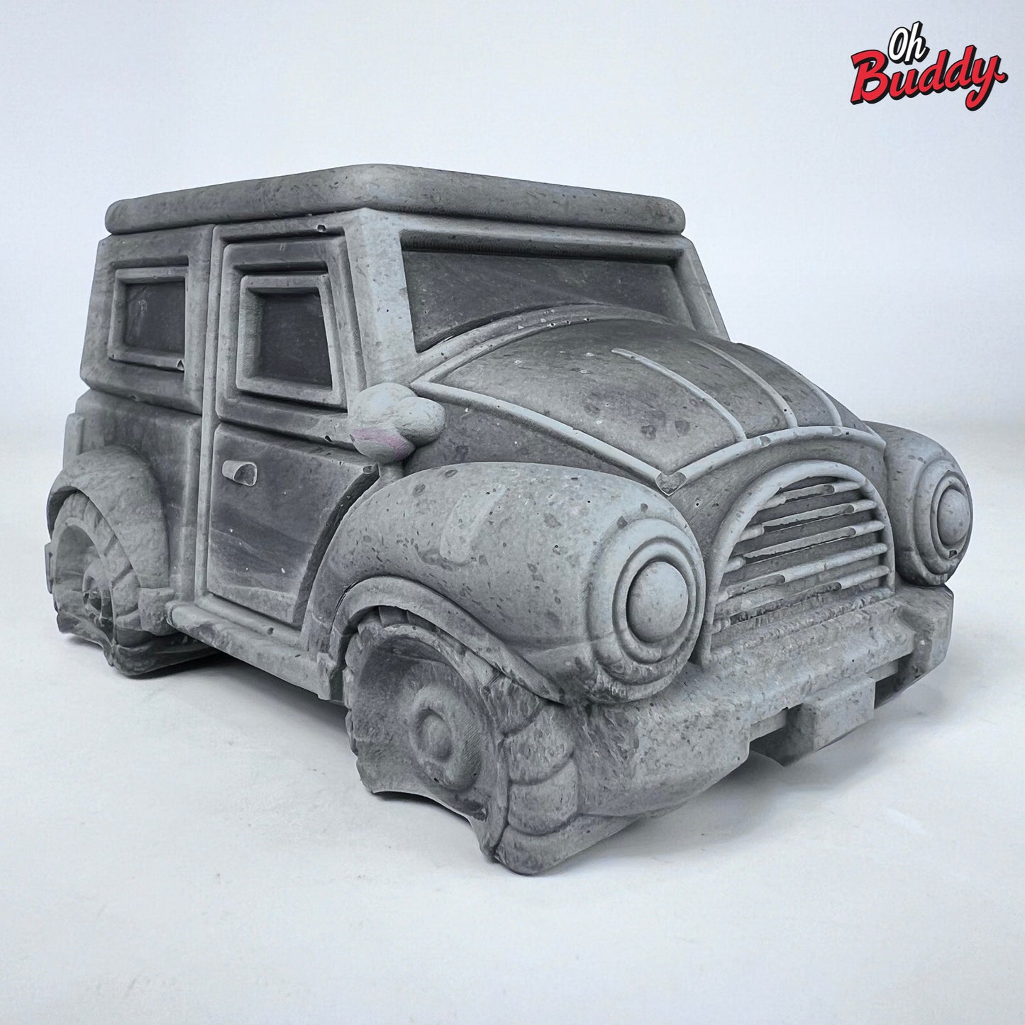 Vintage Vehicle Cement Pot Planter - Choose Your Color