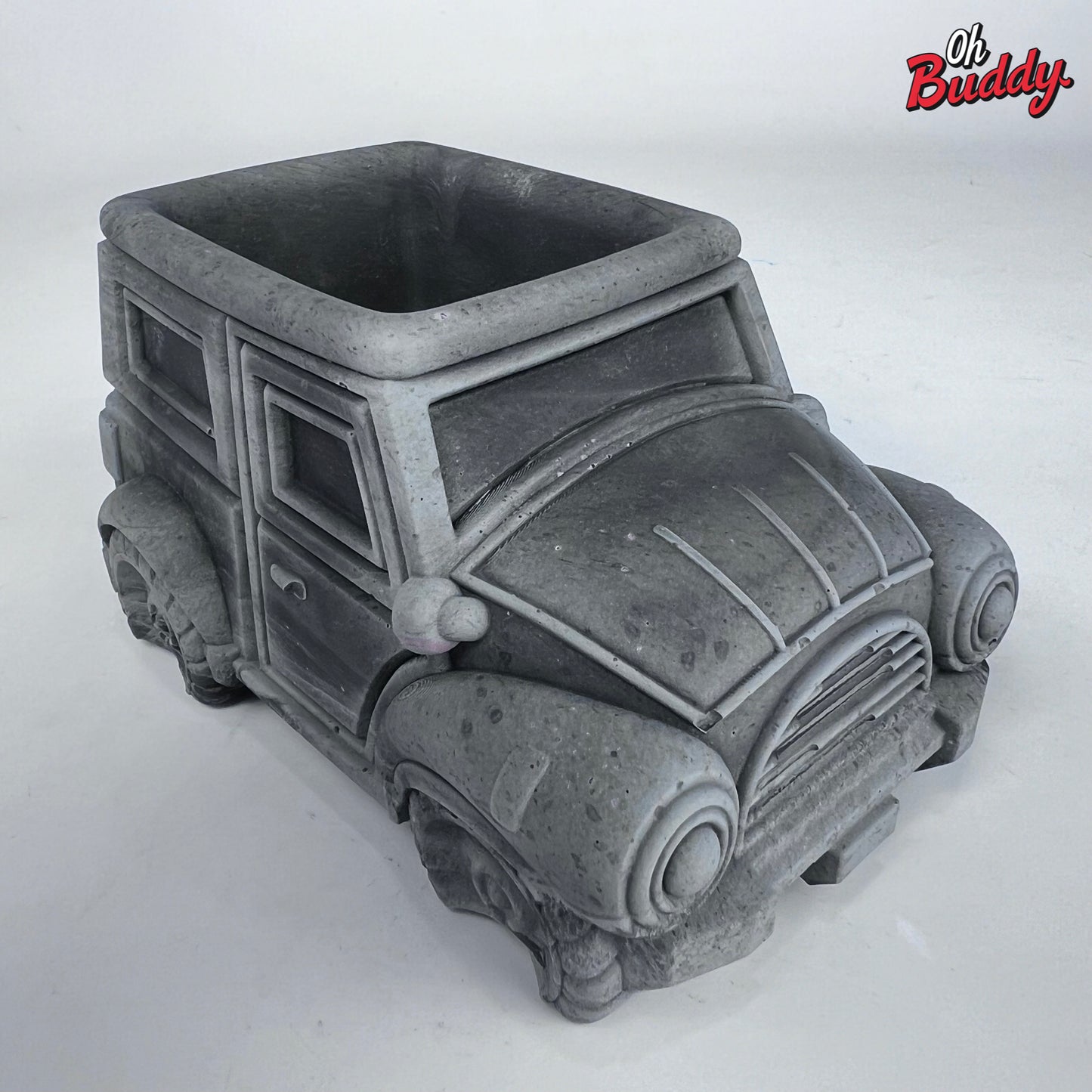Vintage Vehicle Cement Pot Planter - Choose Your Color