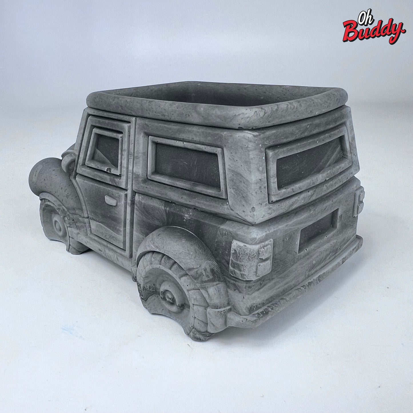 Vintage Vehicle Cement Pot Planter - Choose Your Color