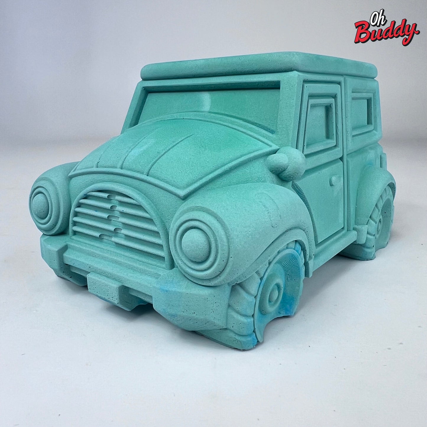 Vintage Vehicle Cement Pot Planter - Choose Your Color