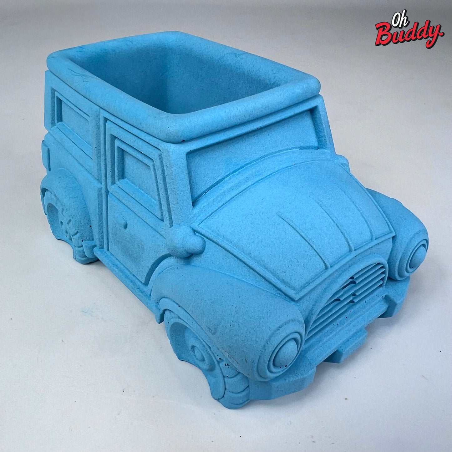 Vintage Vehicle Cement Pot Planter - Choose Your Color