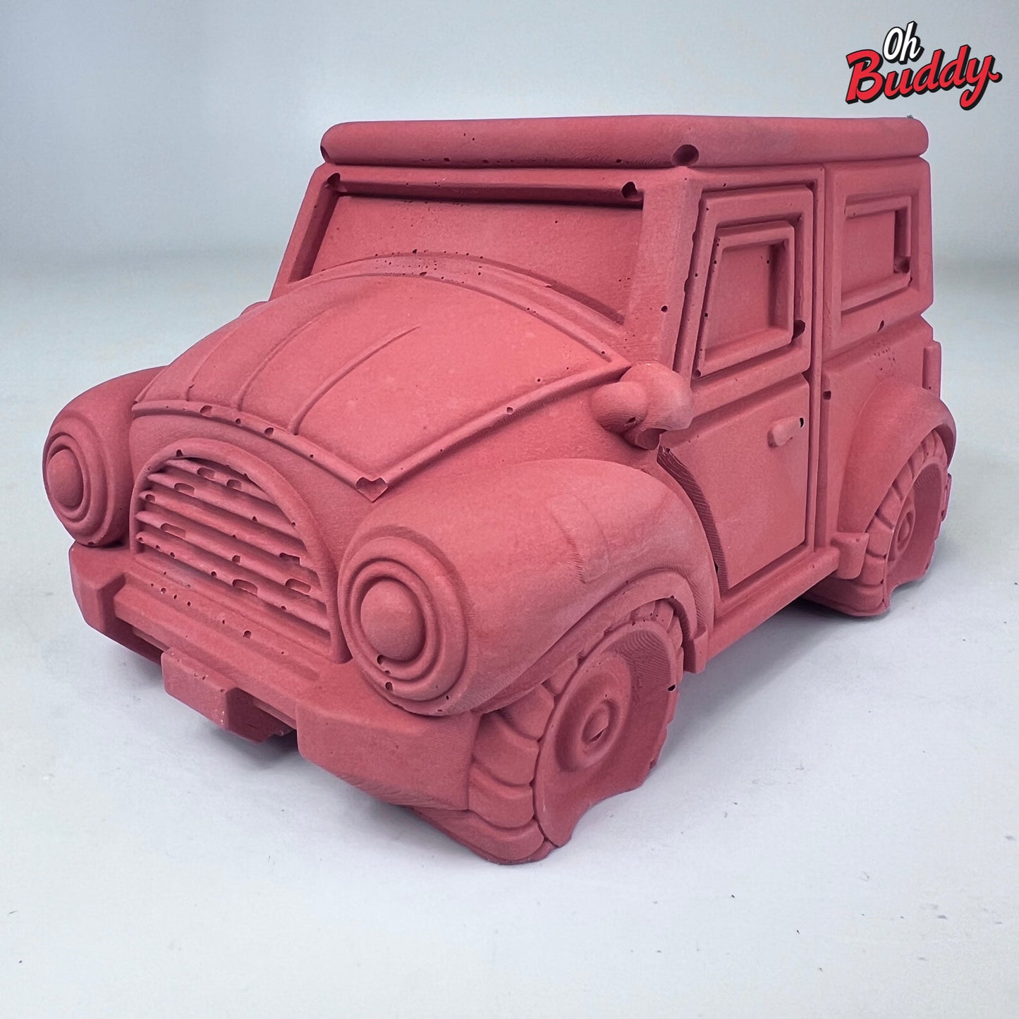 Vintage Vehicle Cement Pot Planter - Choose Your Color
