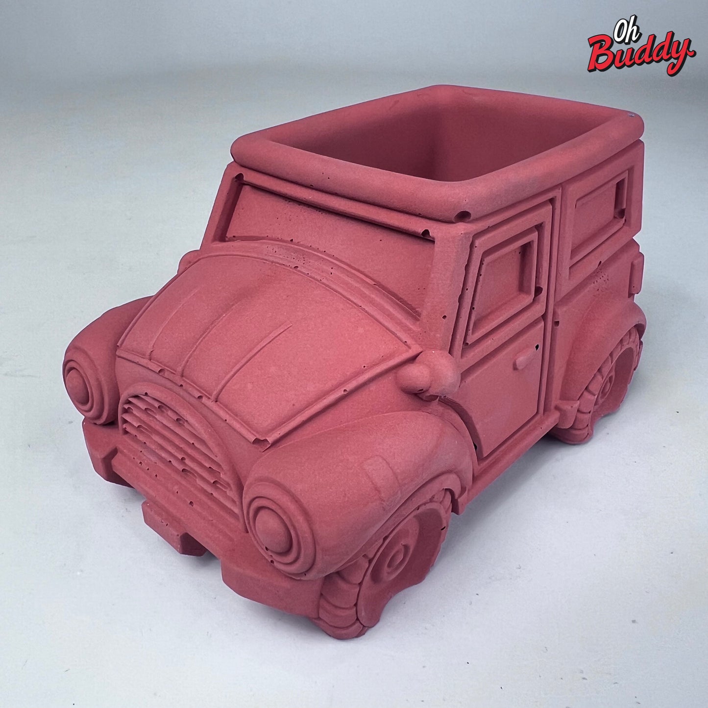 Vintage Vehicle Cement Pot Planter - Choose Your Color