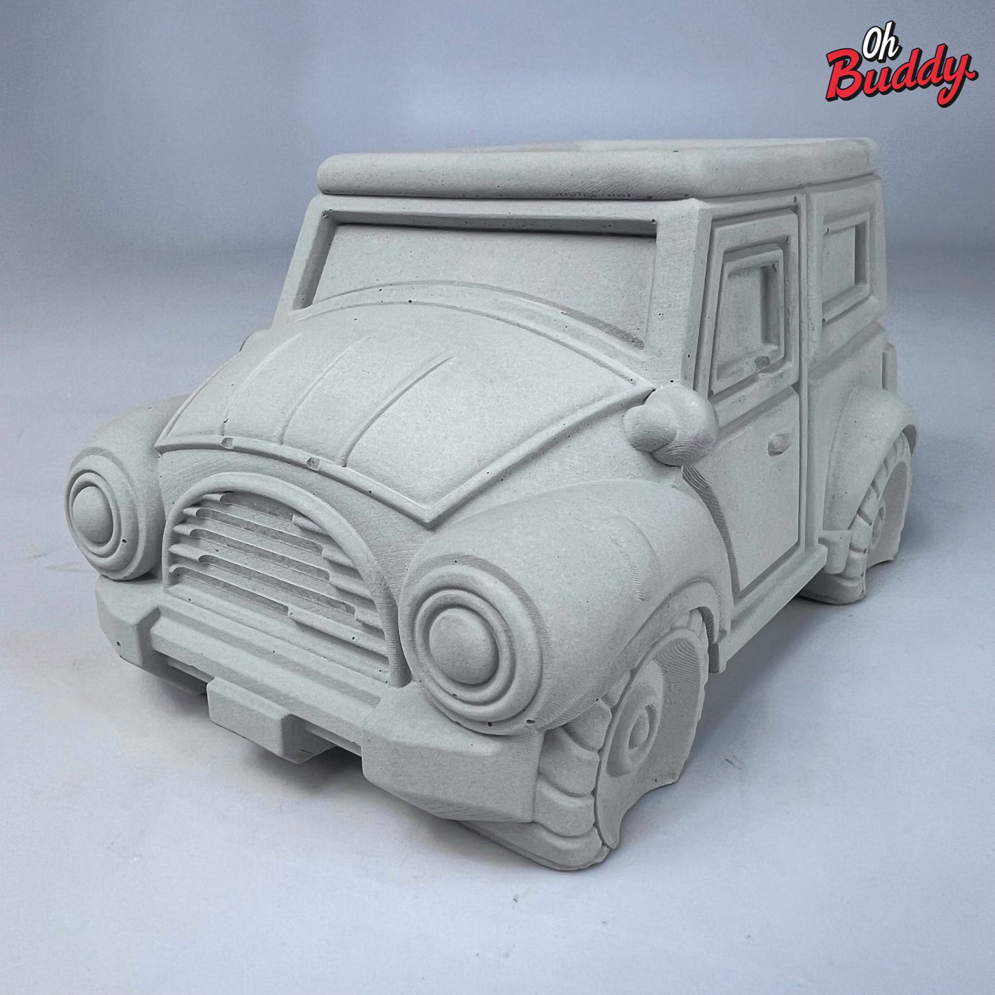 Vintage Vehicle Cement Pot Planter - Choose Your Color