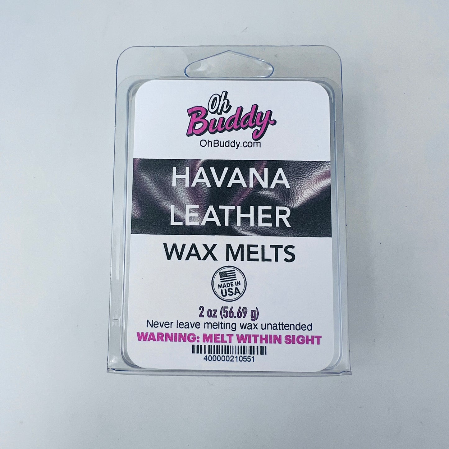Havana Leather Wax Melt