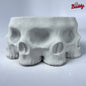 Multi Skull Cement Pot Planter - Choose Your Color