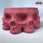 Multi Skull Cement Pot Planter - Choose Your Color