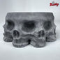 Multi Skull Cement Pot Planter - Choose Your Color