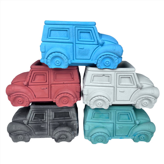 Vintage Vehicle Cement Pot Planter - Choose Your Color